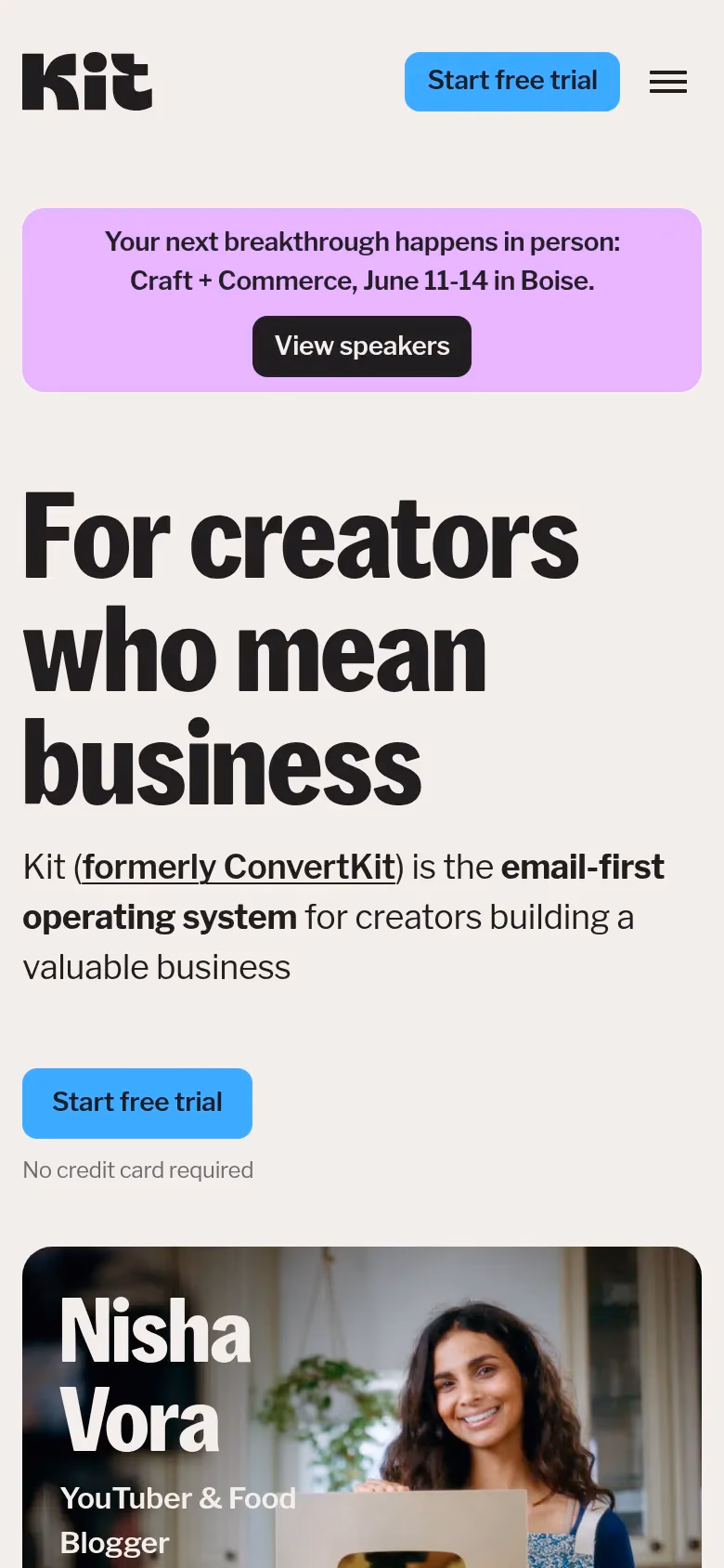 Kit mobile screenshot