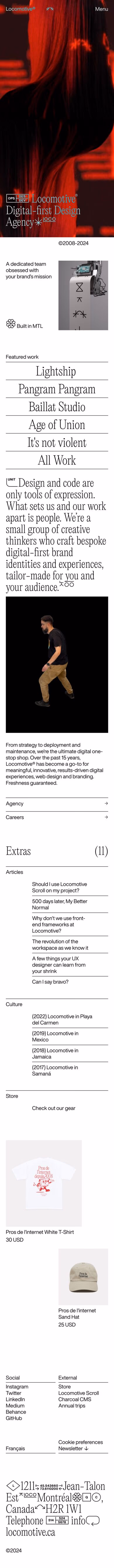Locomotive® mobile screenshot