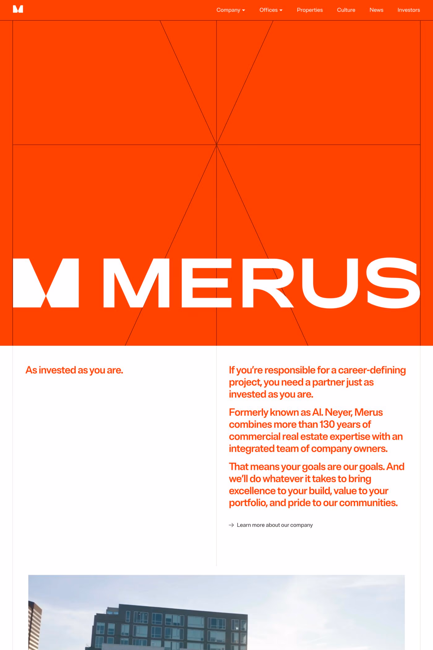 Merus desktop screenshot