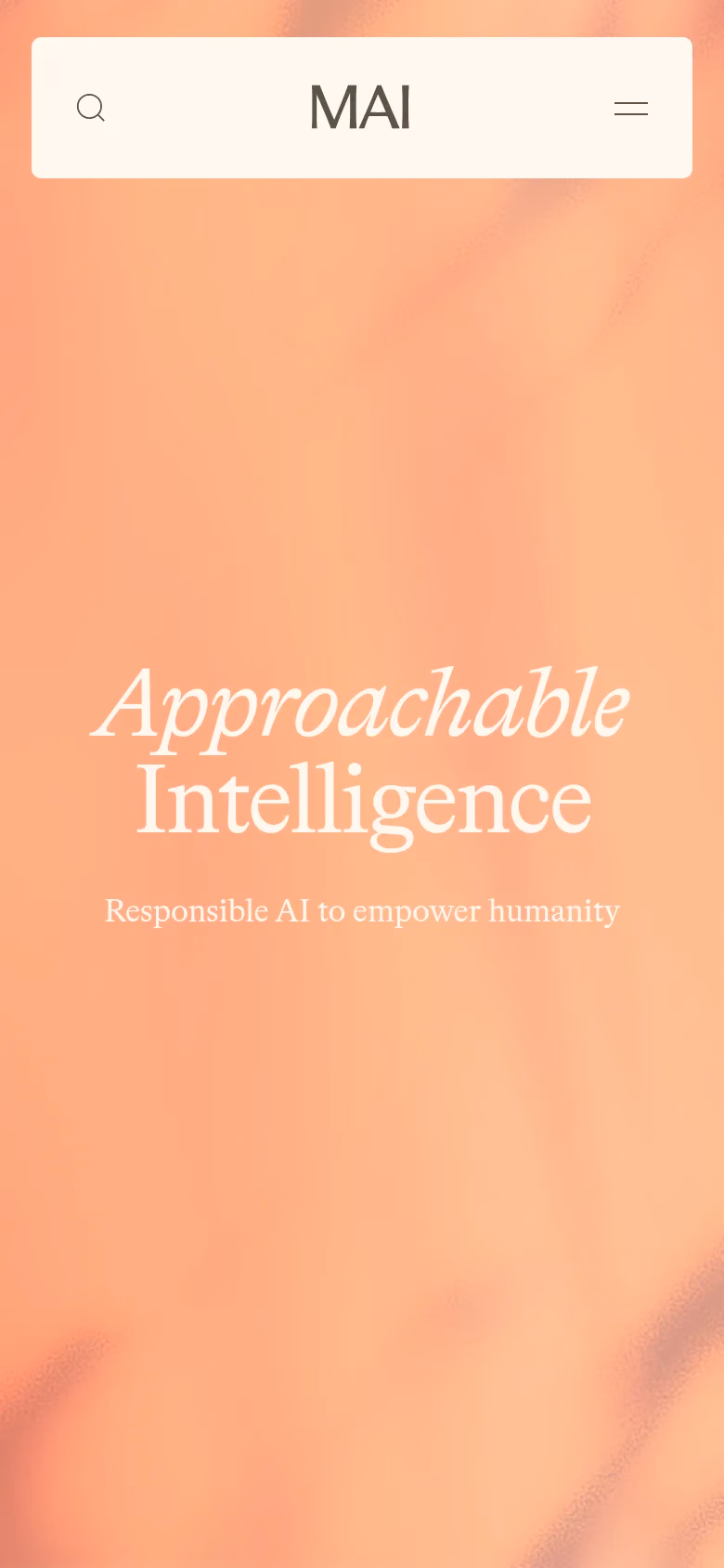 Microsoft AI mobile screenshot