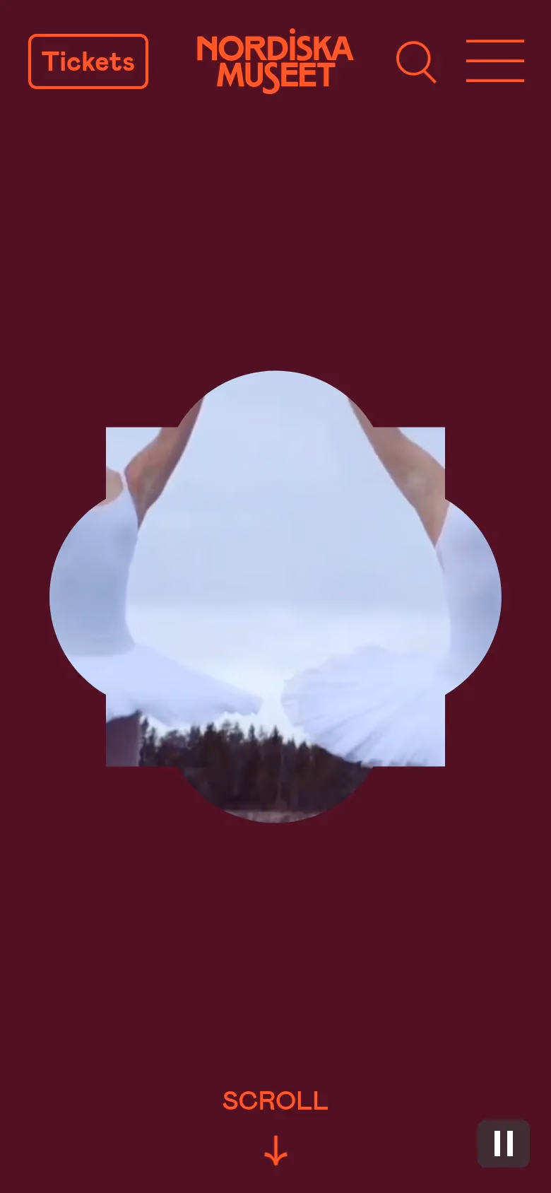 Nordiska Museet mobile screenshot