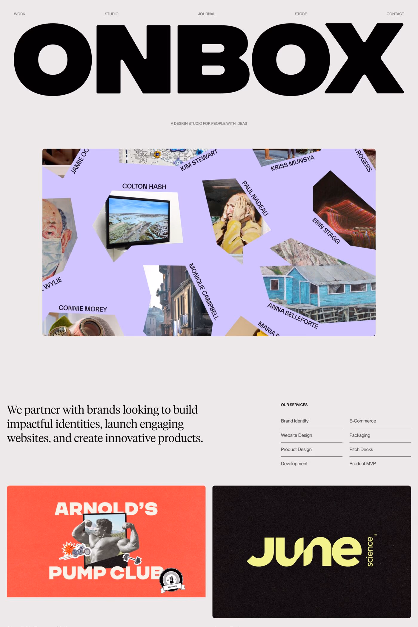 ONBOX desktop screenshot