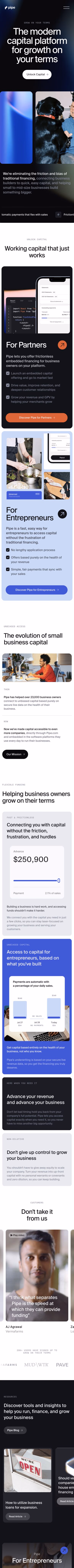 Pipe mobile screenshot