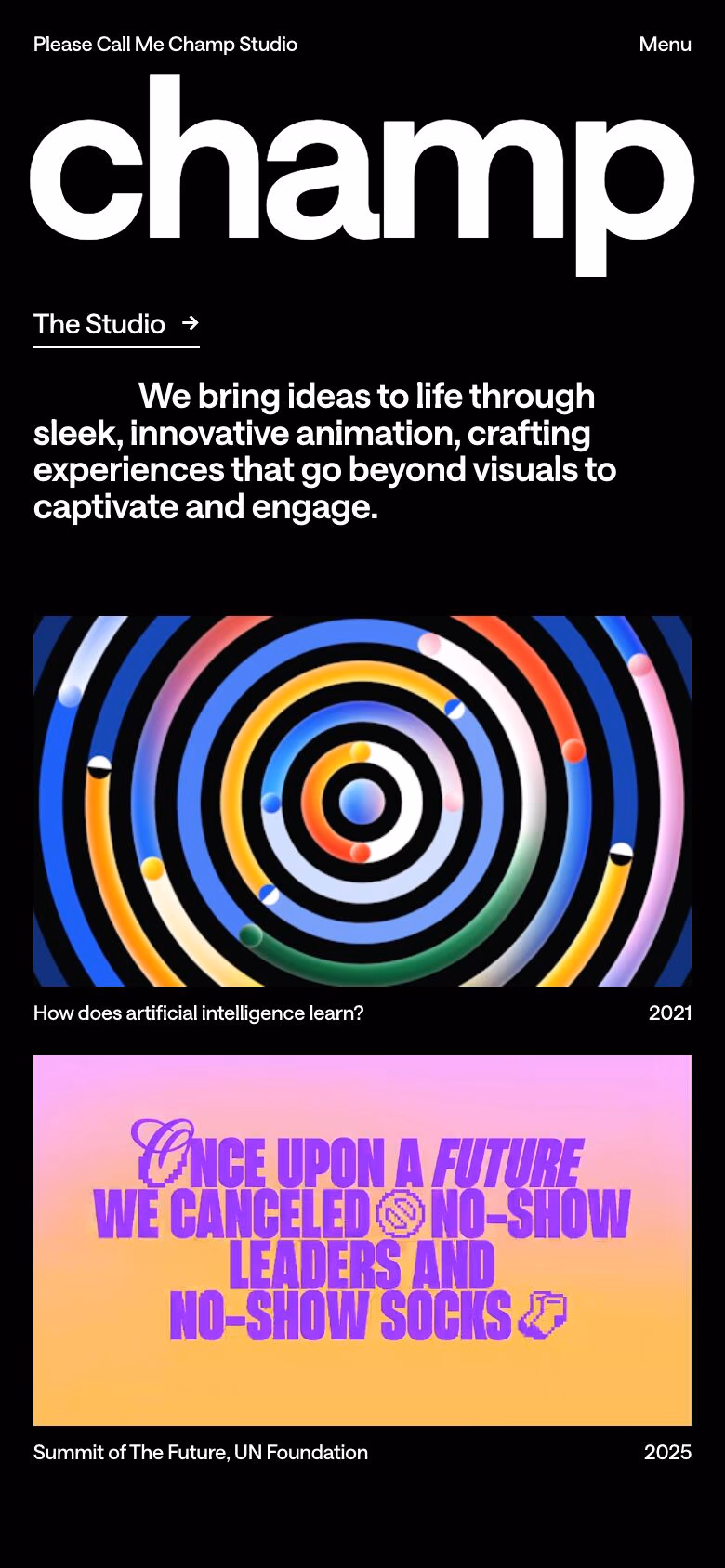 Please Call Me Champ mobile screenshot