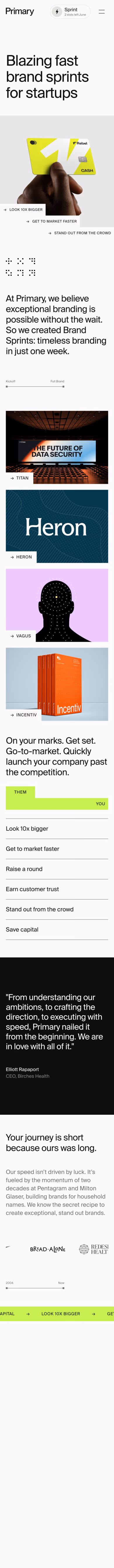 Primary Studio mobile screenshot