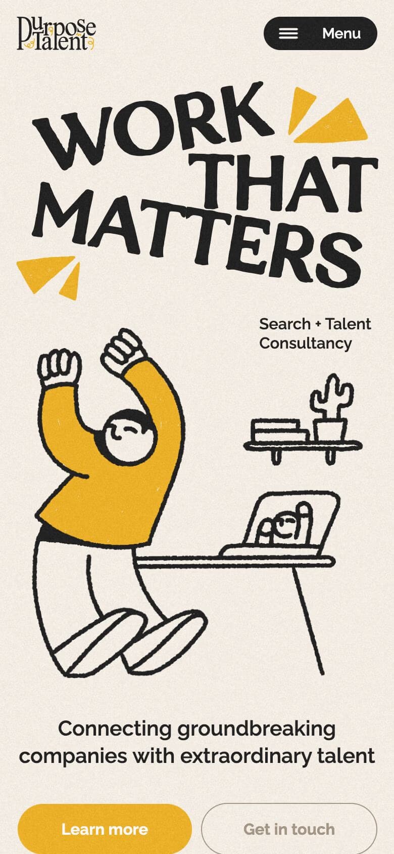 Purpose Talent mobile screenshot