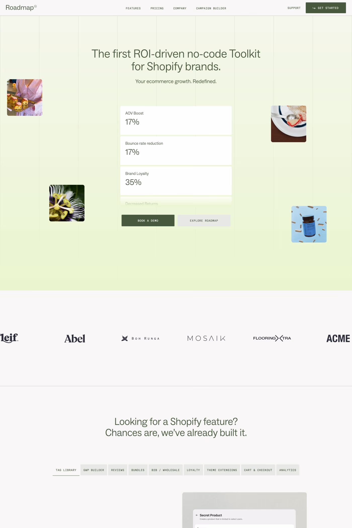 Roadmap desktop screenshot