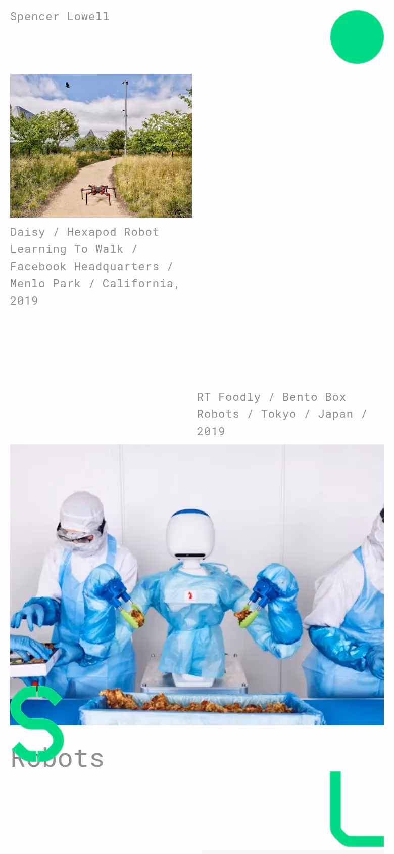 Spencer Lowell mobile screenshot