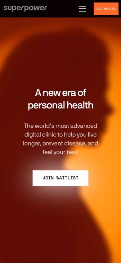 Superpower mobile screenshot