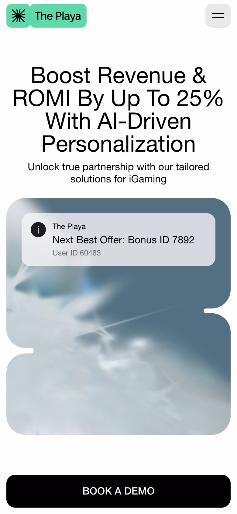 The Playa mobile screenshot