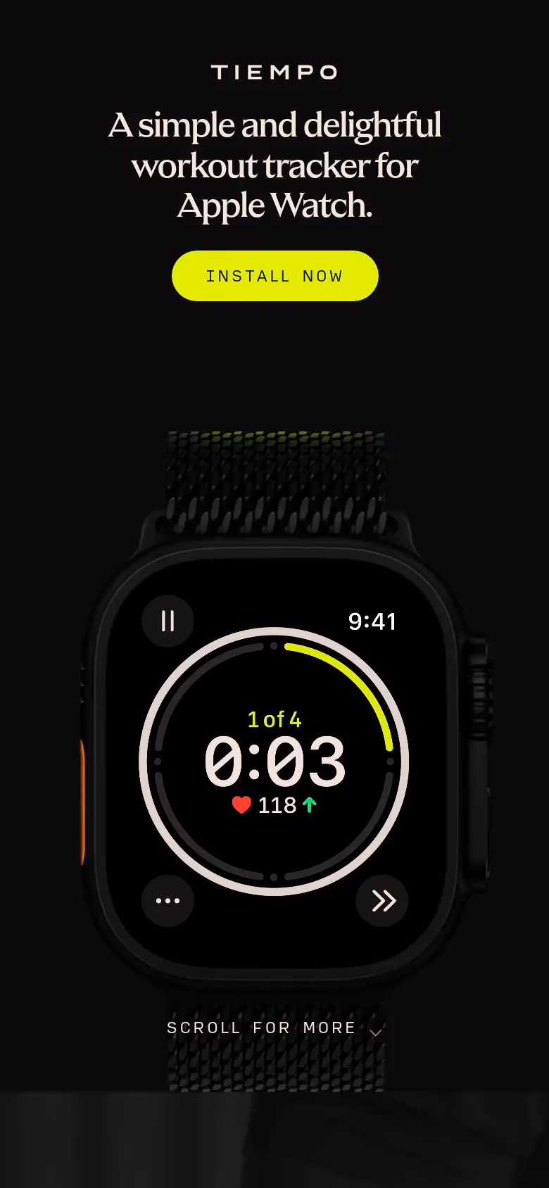 Tiempo mobile screenshot