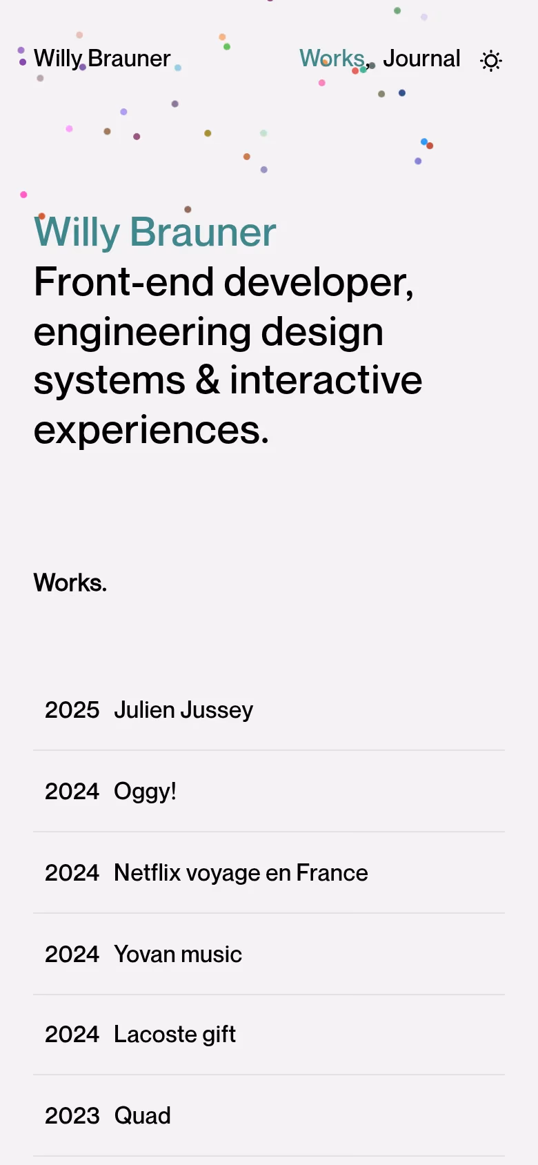Willy Brauner mobile screenshot