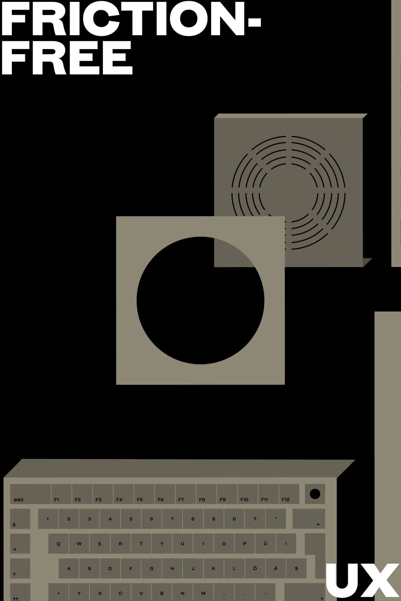 GT Era — screenshot of a typographic, isometric typography landing page in black and grey