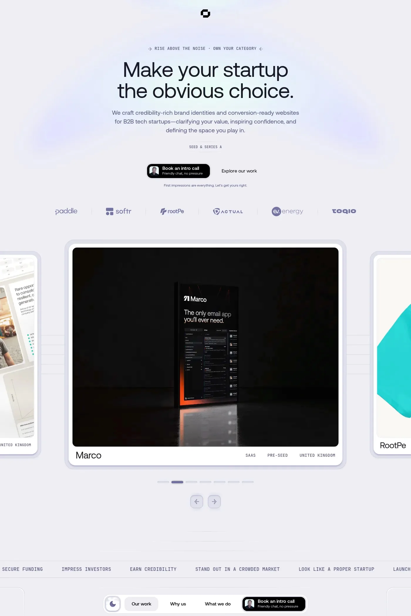 Jords+Co — screenshot of a detailed, skeuomorphic design agency site in light grey and grey