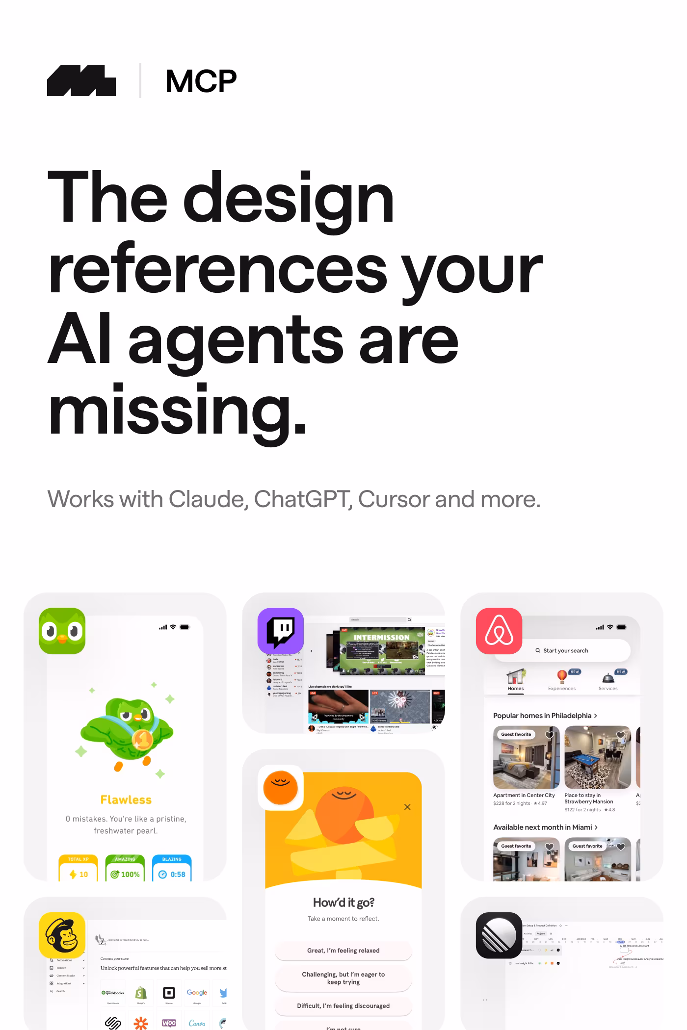 Mobbin MCP: the design references your AI agents are missing